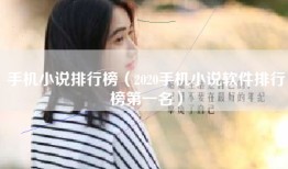 手机小说排行榜（2020手机小说软件排行榜第一名）