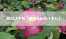 移动送手机（移动充话费送手机）