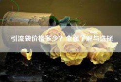 引流袋价格多少？全面了解与选择