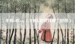 手机k歌app（手机K歌软件哪个好用）