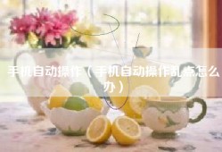 手机自动操作（手机自动操作乱点怎么办）
