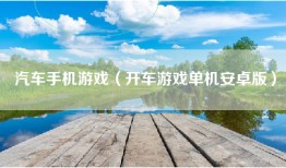 汽车手机游戏（开车游戏单机安卓版）