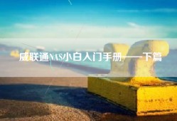威联通NAS小白入门手册——下篇