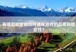 高端游戏定制如何确保游戏的品质和稳定性？