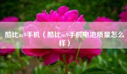 酷比m9手机（酷比m9手机电池质量怎么样）