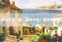 国内手机厂商（国内手机厂商市值排名）