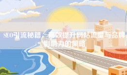 SEO引流秘籍，高效提升网站流量与品牌影响力的策略