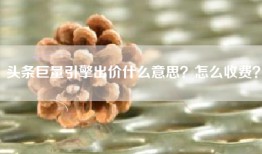 头条巨量引擎出价什么意思？怎么收费？