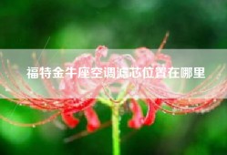 福特金牛座空调滤芯位置在哪里