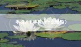 手机all（手机All什么密码）