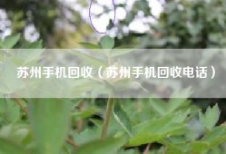 苏州手机回收（苏州手机回收电话）