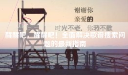 醒醒吧，醒醒吧！全面解决歌谱搜索问题的最新指南