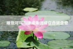 唯他可可与捷成集团成立合资企业