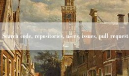 Search code, repositories, users, issues, pull requests...