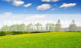 手机连接Linux（手机连接linux服务器app传文件）