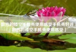 散热的镂空手机壳使用感受手机壳好评「散热的镂空手机壳使用感受」