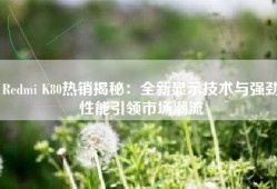 Redmi K80热销揭秘：全新显示技术与强劲性能引领市场潮流