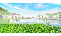 海信电视手机遥控器海信电视遥控器手机版「海信电视手机遥控器」