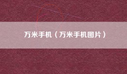 万米手机（万米手机图片）