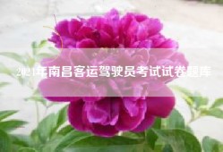 2024年南昌客运驾驶员考试试卷题库