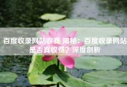 百度收录网站收费 揭秘：百度收录网站是否真收费？深度剖析