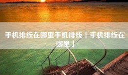 手机排线在哪里手机排线「手机排线在哪里」