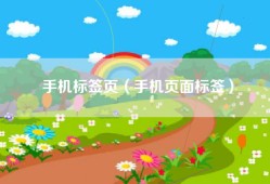 手机标签页（手机页面标签）