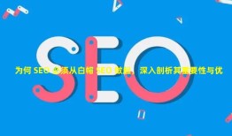 为何 SEO 必须从白帽 SEO 做起，深入剖析其重要性与优势