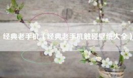 经典老手机（经典老手机触碰壁纸大全）