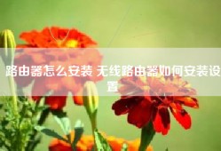 路由器怎么安装 无线路由器如何安装设置