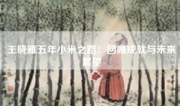 王晓雁五年小米之路：回顾成就与未来展望