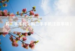 购二手手机（购二手手机注意事项）