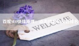 百度SEO快排原理：点击排名与发包排名