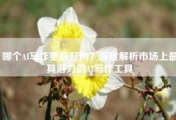 哪个AI写作更最好用？深度解析市场上最具潜力的AI写作工具