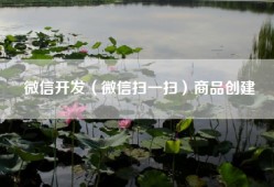 微信开发（微信扫一扫）商品创建