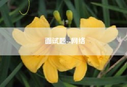 面试题--网络