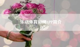 乐动体育新闻APP简介