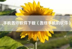 手机轰炸软件下载（轰炸手机的软件）