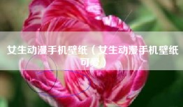 女生动漫手机壁纸（女生动漫手机壁纸可爱）