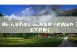 腾讯云服务器Window系统新手建站流程（图文教程）