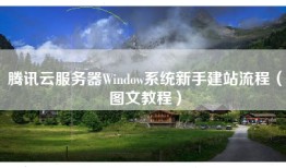 腾讯云服务器Window系统新手建站流程（图文教程）