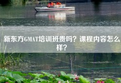 新东方GMAT培训班贵吗？课程内容怎么样？
