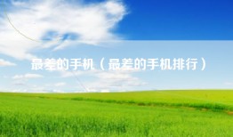 最差的手机（最差的手机排行）