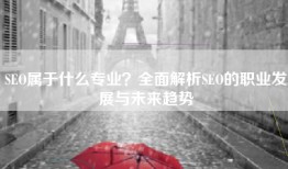 SEO属于什么专业？全面解析SEO的职业发展与未来趋势