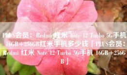 PLUS会员：Redmi 红米 Note 12 Turbo 5G手机 16GB+256GB红米手机多少钱「PLUS会员：Redmi 红米 Note 12 Turbo 5G手机 16GB+256GB」