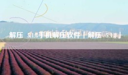 解压  5.1.8手机解压软件「解压  5.1.8」