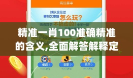 精准一肖100准确精准的含义,全面解答解释定义_特别款3.247