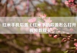 红米手机后盖（红米手机后盖怎么打开视频教程）