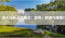 深入分析众店模式：趋势、机遇与策略！