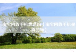 淘宝回收手机靠谱吗（淘宝回收手机是真的吗）